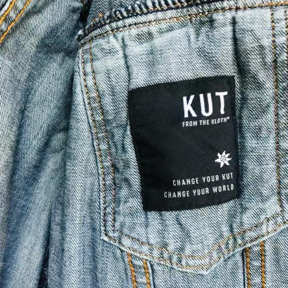KUT from the Kloth distressed Jean jacket - Picture 8 of 8